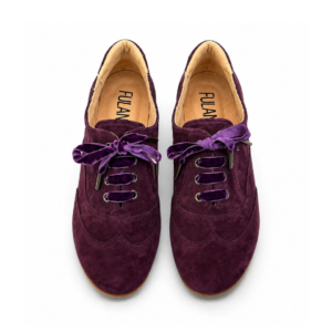 Oxford Curvy-  Purple Suede